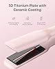 ANNLARY Hair Straightener, 1.75 Inch Flat Iron with Infrared and Ionic Technology, Titanium Plate with Ceramic Coating Dual Voltage Straightener with Heat-Resistant Silicone for All Hair Types #3