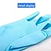 EINVARIOUS 1Pair PVC Rubber Gloves for Kitchen Dishwashing Clean Tool Warm Long Velvet Work Safety Accessories