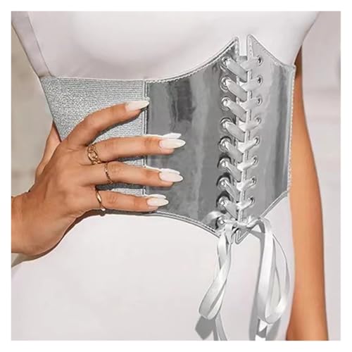 Cummerbunds Dress Girdle High Waist Female Waistband Elastic Wide Waist Belt for decoration2