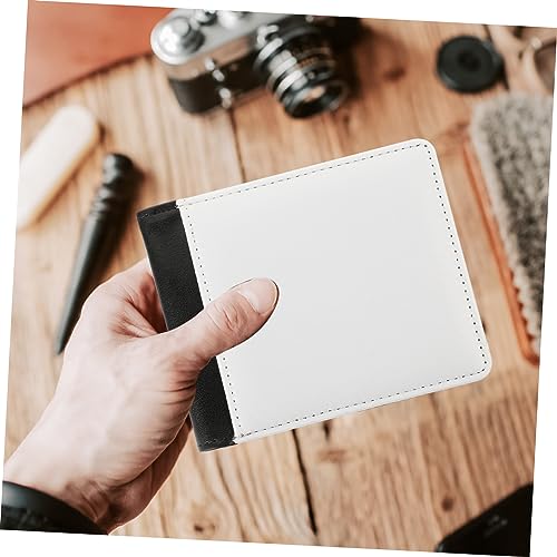 3pcs Heat Transfer Wallet Creative Blank Money Bag for Women Compact Id Card Holder for Students and Professionals for Travel and Daily Use 6