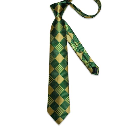 Set de Corbata para Hombre Verde Oliva miniatura 4