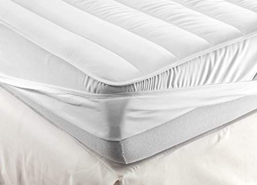 Protector de colchón antiácaros reversible Savel de microfibra extra suave 140x190 4