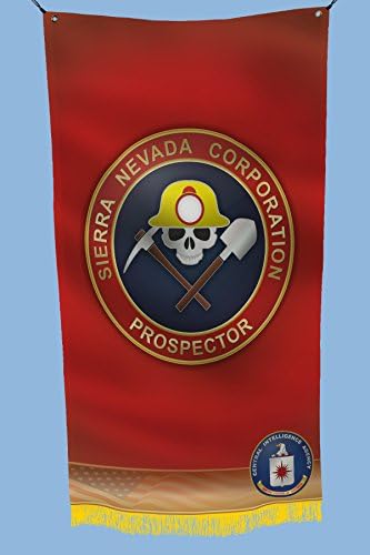 CIA Panama Central America Sierra Nevada Corp SNC Prospector Advanced Team Garage Hangar Basement Flag 3x5 Feet