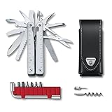 VICTORINOX(ビクトリノックス) スイスツール X プラス シルバー DIY ナイロンケース付き 多機能ナイフ ロック付きの38機能を備えたスイス製マルチツール【国内正規品 保証付】 3.0338.L