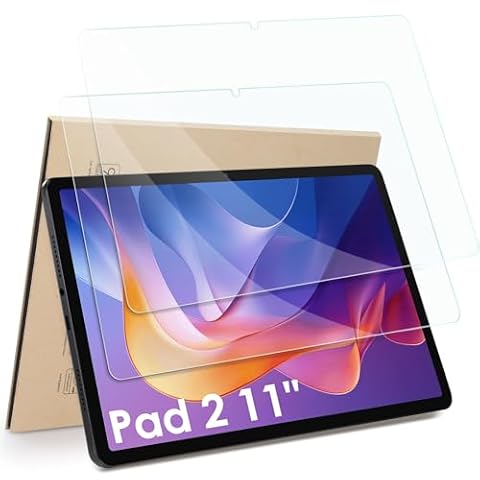 Hianjoo 2 szt. Ochraniacz ekranu kompatybilny z Xiaomi Redmi Pad 2/Pad SE 11", ochraniacz ekranu ze szkła hartowanego szkło wygaszacz ekranu [9H Twardość wysoka przejrzystość]