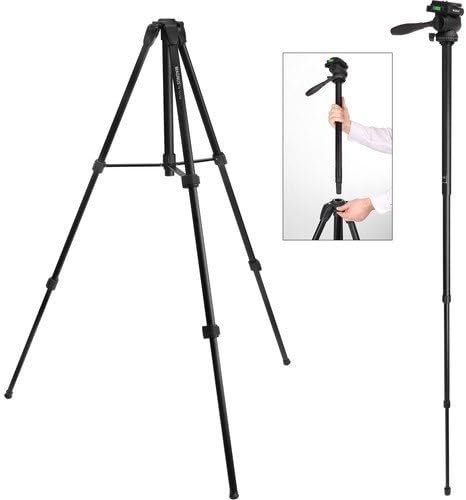 Magnus PV-7451M Tripod/Monopod with 3-Way Pan/Tilt Head