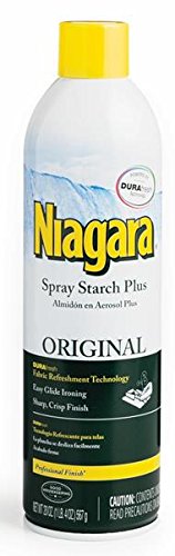 NIAGARASpray Starch Plus 20oz - Original with DURAfresh Technology (12-Pack)