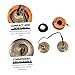 BESPORTBLE Handmade Brass Meditation Cymbal Bell Copper Chime for Yoga and Meditation with Storage Bag Percussion Instrument for Mindfulness Practice
