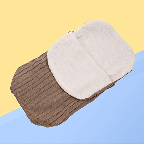 TOYANDONA 1 pç Saco de Dormir Respirável Tricô Quente Grosso Saco de Dormir Fleabag para Bebês Recém