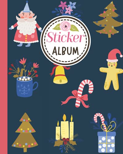 Sticker Collecting Album: My Cool Sticker Book, Christmas Blank Sticker Album for Boys and Girls, Great Gift Idea for Toddlers, Kids, Teens and Adults image 2