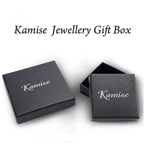 Boucles d'oreilles créoles pendantes avec boîte cadeau pour anniversaire - 7