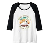 best bulldog mom ever for women idea regalo mamma divertente cane maglia con maniche raglan