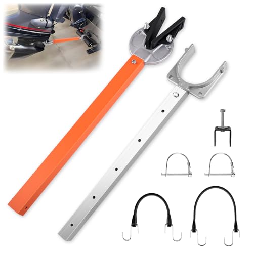 Boat Transom Saver for Outboard Motors up to 100 Horsepower Adjustable 23-35 Inches Heavy-Duty Shock Absorbing Motor Support Saltwater Resistant Composite Head for Boat Roller & Bunk Trailer Mounts