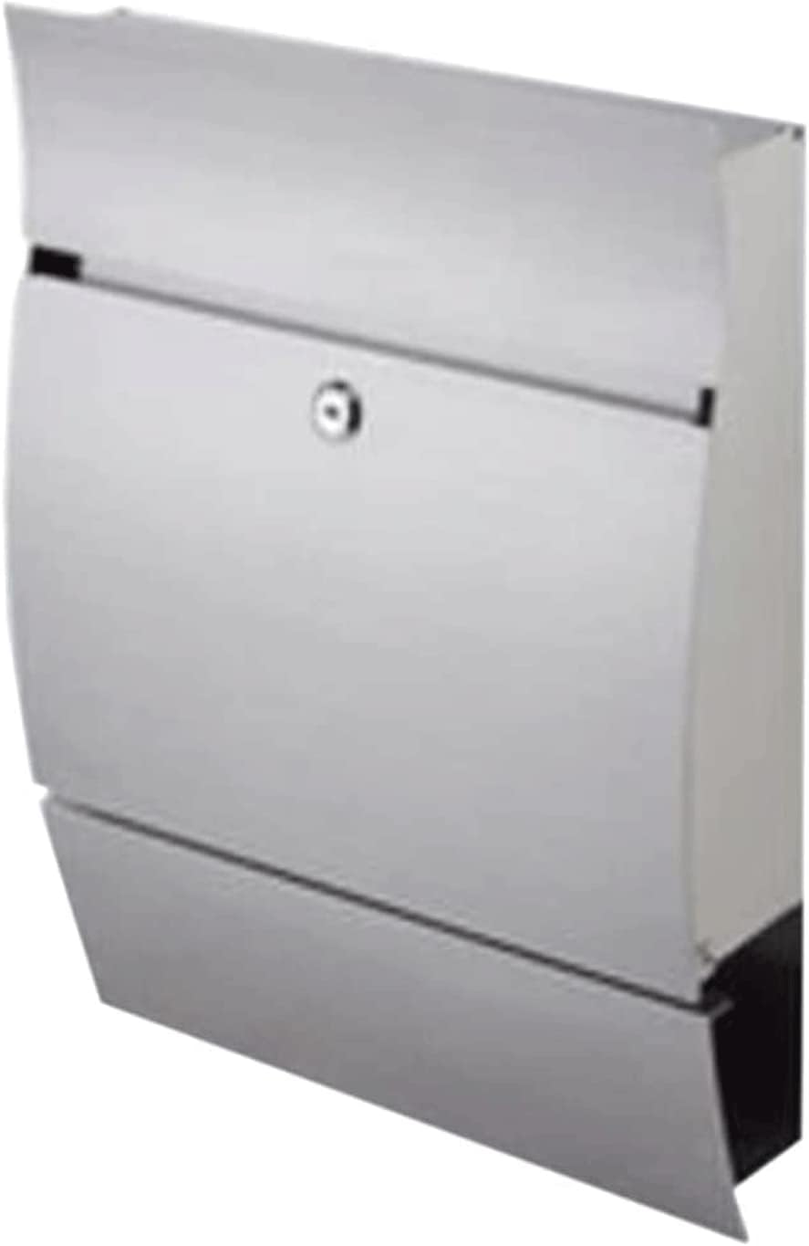 Exquisite Mailbox Stainless Steel Mailboxes Classic Key Lock Drop Box Small Capacity Wall Mount Mailboxes Home Outdoor Post Box Safer