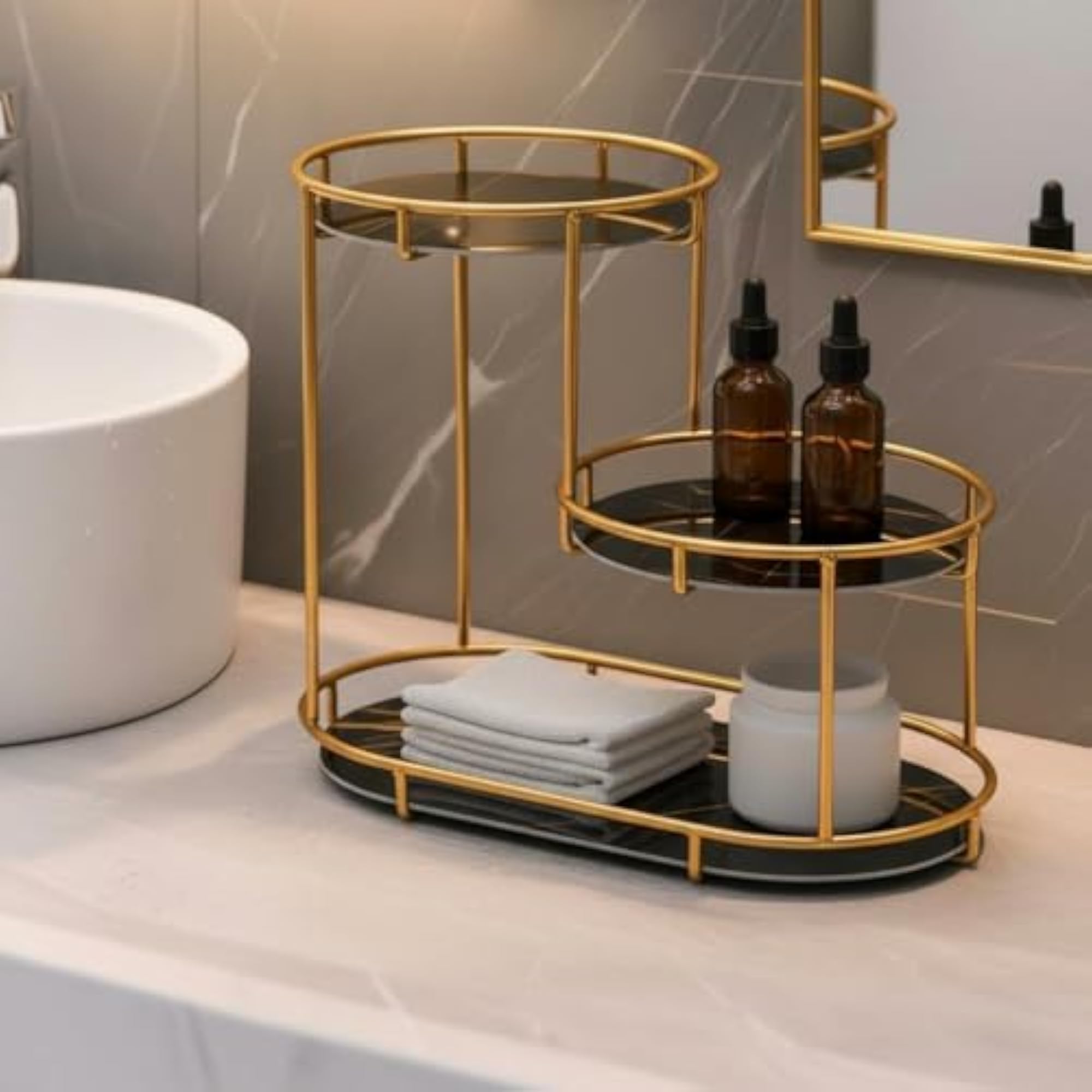 3-Tier Cosmetic Organizer for Bathroom and Vanity