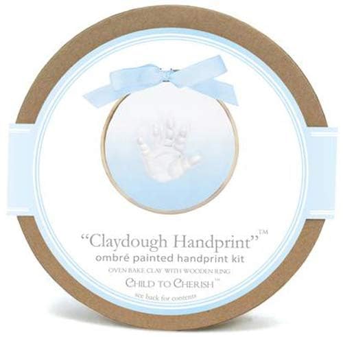 Child to Cherish Baby Ombre Painted Claydough Handprint Kit, Grey image 5