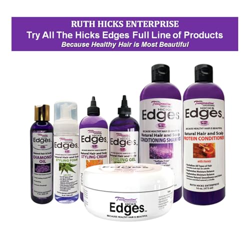 Hicks Edges Flat Iron Spray para rizos con brillo y protección miniatura 5