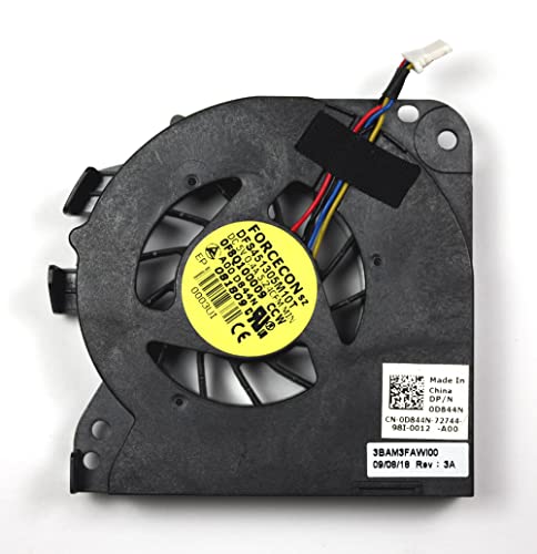 Ventilateur PC portable Dell 0D844N Power4Laptops refroidissement silencieux