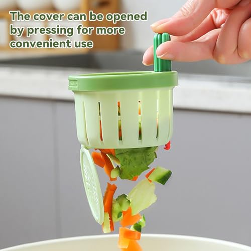 Colador para fregadero de cocina con cesta automática y espaciador miniatura 4