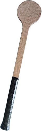 Miniatura 3 de Milageto Puntero de raqueta de tenis de madera con cuchara media para practicar tenis