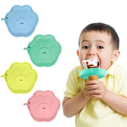 Support de glace en silicone qui évite les coulures pour les esquimaux de vos enfants