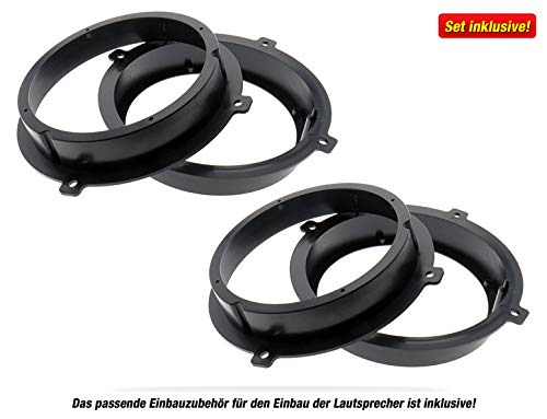 Alpine Lautsprecher-Set 16,5 Cm – Komplett-Set Für SEAT Ibiza 6L & Leon 1P (2002-2012)