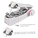 Tofficu Mini Máquina de Coser Portátil Manual para Reparación Rápida de Ropa Ligera y Fácil de Usar para Principiantes y Bricolaje Casa y Viajes Color Aleatorio Color Aleatorio Imagen de Tofficu Mini Máquina de Coser Portátil Manual para Reparación Rápida de Ropa Ligera y Fácil de Usar para Principiantes y Bricolaje Casa y Viajes Color Aleatorio Color Aleatorio