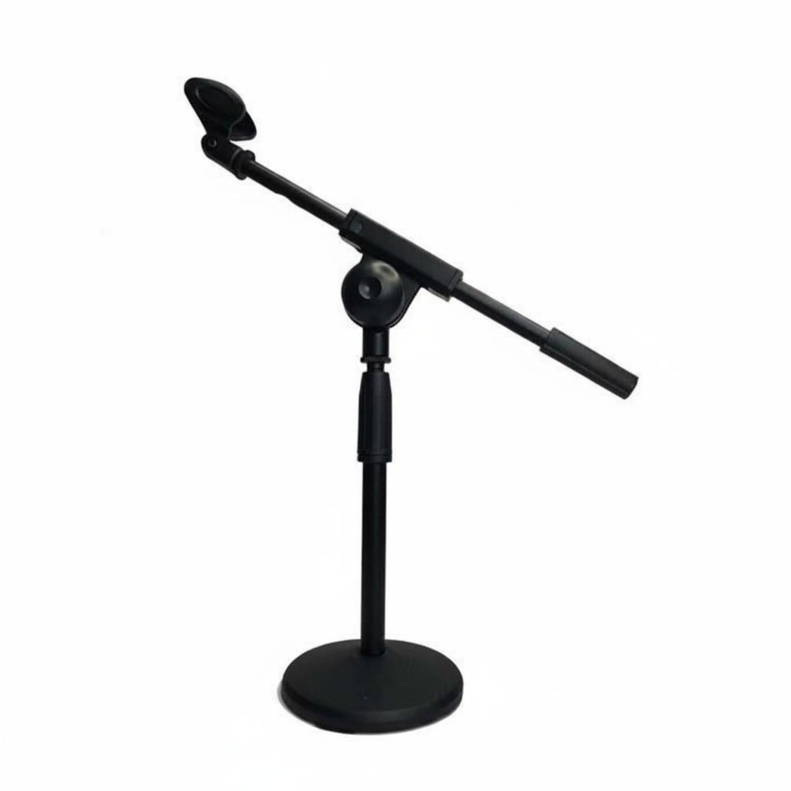 Asta Microfono Base Pesante Stabile Supporto Microfono con Base Pesante Compatibilità Universale Attrezzatura Audio per Palco