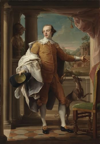 Affiche Toile Portrait de Sir Knatch par Pompeo Girolamo Batoni 60x90cm