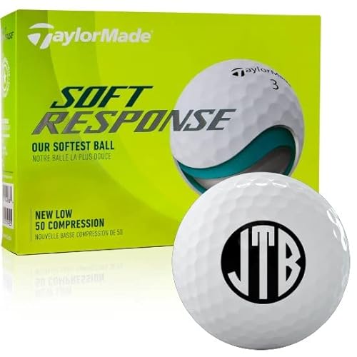 Taylormade 2022 Soft Response Monogram Golf Balls #TOP15