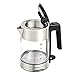 Amazon Basics Electric Glass and Steel Kettle - 1.0 Liter