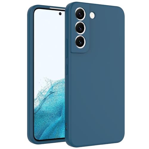 Image of for Samsung Galaxy S22 Case Dark Blue, Scratch Resistant with Soft Touch, Slim Thin Phone Cover for Samsung Galaxy S22