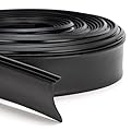 RV Slide Out Wiper Seal 1-1/2" R854056 Black Rubber Slideout Seal (Clip on) 25'