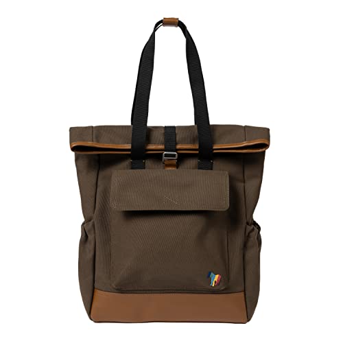 PS Paul Smith Men's Zebra Backpack, Khaki, One Size