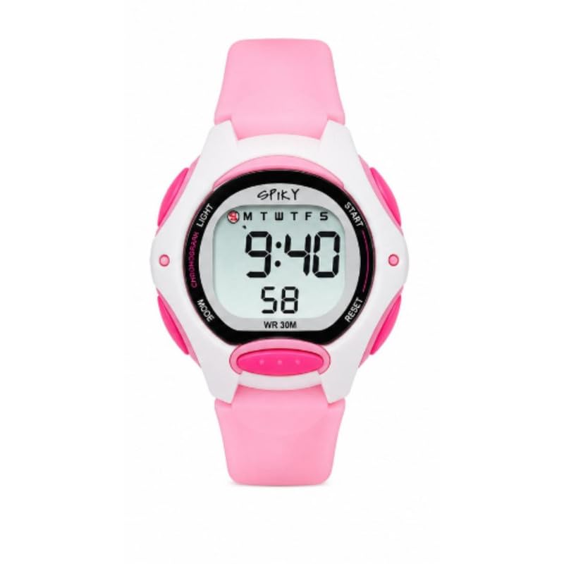 Image of SPIKY Digital Sports Watch for Kids | Multifunctional with Luminous LED Display & Alarm | Water-Resistant & Silicone Strap | Best Birthday Gift Wrist Watches for Boys & Girls | Age 2-14 yrs