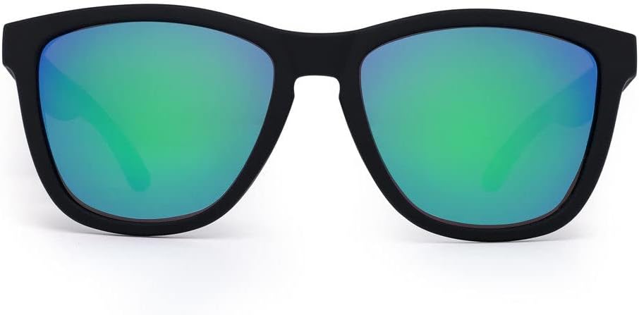 Retro Polarized Women Men Square Sunglasses Mirror Lens Vintage Shades