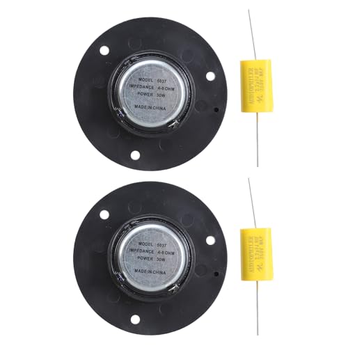 Tweeter Speakers Tweeter Speakers Pair 25Core 3inch 30W 74mm Silk Film Domes High Fidelitys Trebles Loudspeaker Diaphragm