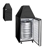 Kegerator Cover Waterproof Dust-proof Keg Beer Cooler Cover 24.5 x 26.5 x 47 Inch