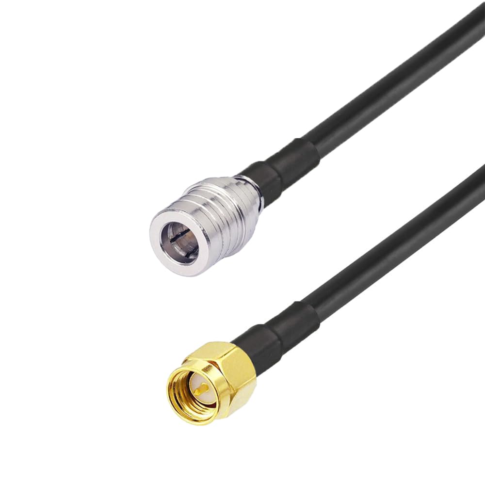 supmory QMA Adapter SMA Male to QMA Male RG58 Cable 3.3 feet