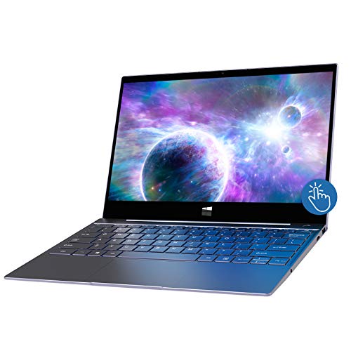 XIDU 12.5' Tour Pro Touchscreen Laptop with Backlit Keyboard | 2.5K(2560X1440) IPS | Fingerprint | Intel 3867U Processor | 8GB DDR3+128GB SSD | Win10 Home for On-The-Go (12.5 Gray SSD)