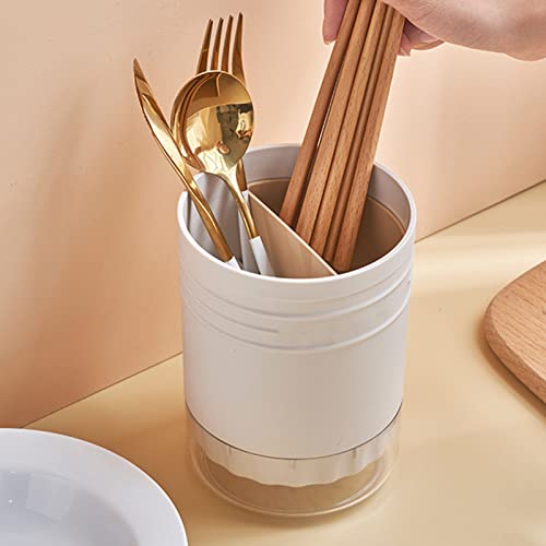 HERCHR Round Chopstick Drainer Organizer - Image 2