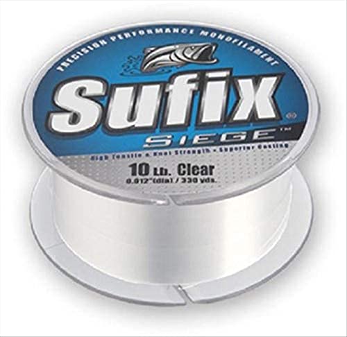 Sufix Siege 17 lb (Clear, Size- 330 YD Spool)
