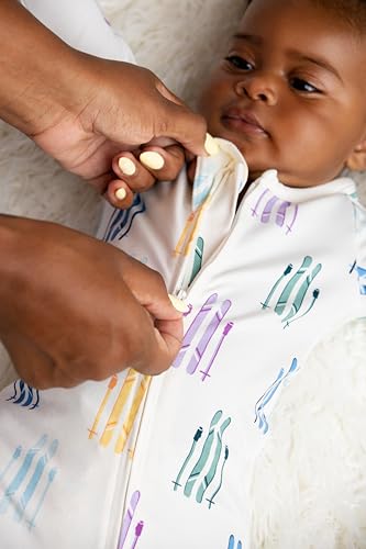 Image of monica + andy Double Zipper One Piece, 100% Organic Baby Clothes for Girls & Boys, Unisex, Preemie, Newborn & Infant Sizes