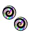 iHeartRaves Spiral Hologram Rave Pasties (Set of 2 Pasties)