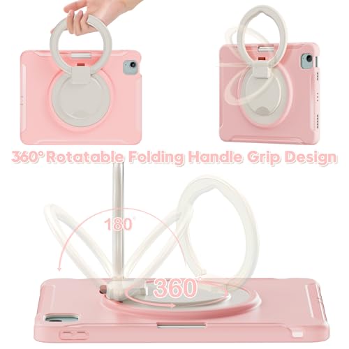 Funda iPad Air 5ª generación para evitar roturas de pantalla carcasa rosa 5