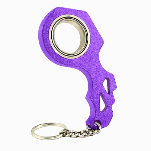 Image of Ninja Spinner Keychain | Pro Spinner Keychain with Smooth 360 Bearing Spin | Keyring for Daily Carry, Office & Travel | Collectible for Ninja Fans | Spin Key Chain For Boy, Men