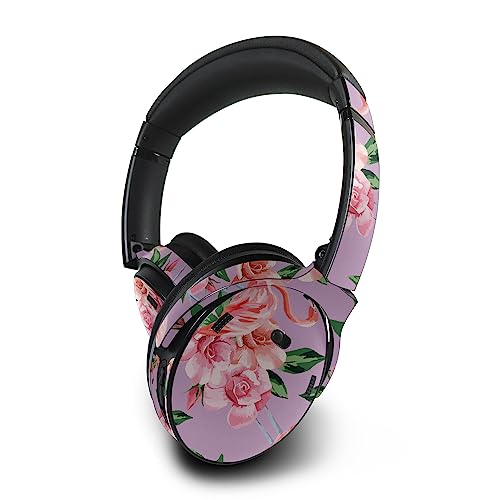 Image of MightySkins Skin Compatible with Bose QuietComfort 45 Headphones - Flamingo Rose | Protective, Durable, and Unique Vinyl Decal wrap Cover | Easy to Apply, Remove, and Change Styles | Made in The USA