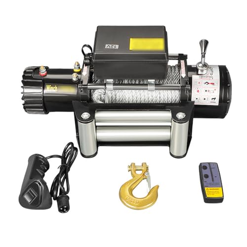 Winche eléctrico resistente para vehículos todo terreno 3000 lb