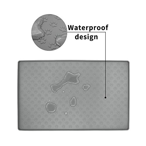 Ptlom Pet Placemat for Dog and Cat, Mat for Prevent Food and Water Overflow, Suitable for Small, Medium and Big Pet, 18… - Image 5