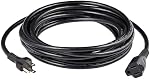 Amazon Basics 20-Foot Cord d'extension - 13 Des ampères, 125V - noir